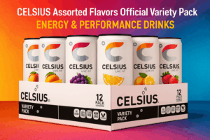 CELSIUS Assorted Flavors Official Variety Pack – Energy & Performance Drinks